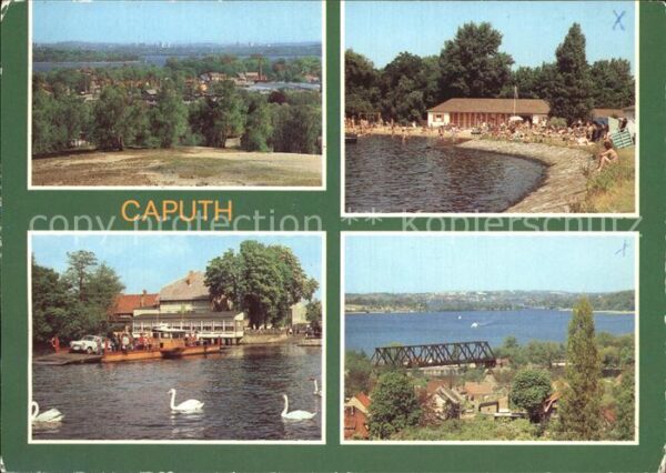 Caputh Blick vom Krähenberg nach Potsdam Schwi