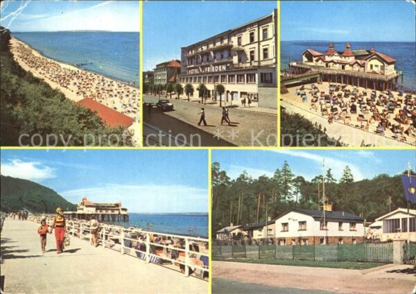 Sellin Ruegen Strand Seebrücke Ostbahnstrasse