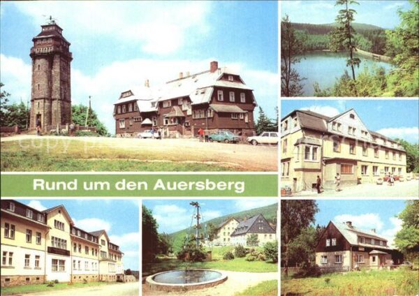Auersberg Wildenthal Aussichtsturm Berghotel Auersberg Wilde
