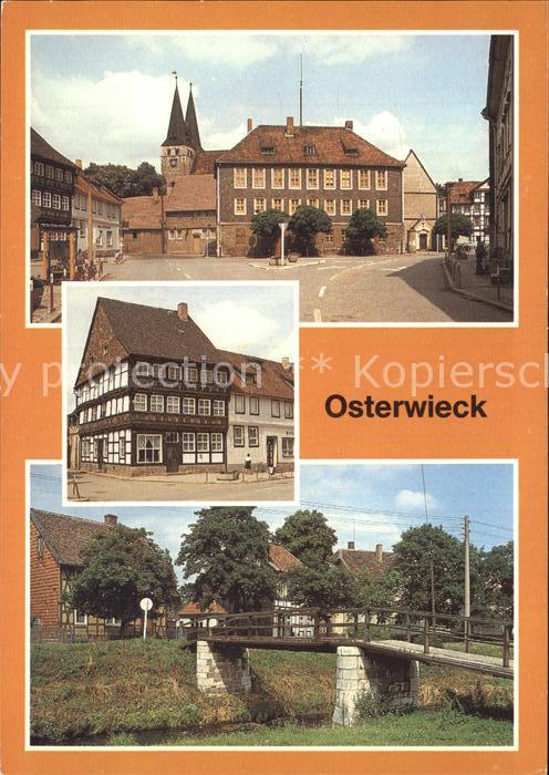 Osterwieck Markt Brücke über Ilse