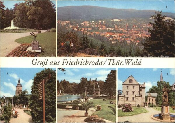 Friedrichsrode Schloß Reinhardsbrunn Puschkinpark