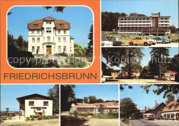 Friedrichsbrunn Harz Sanatorium Restaurant Zum Ramberg Erhol