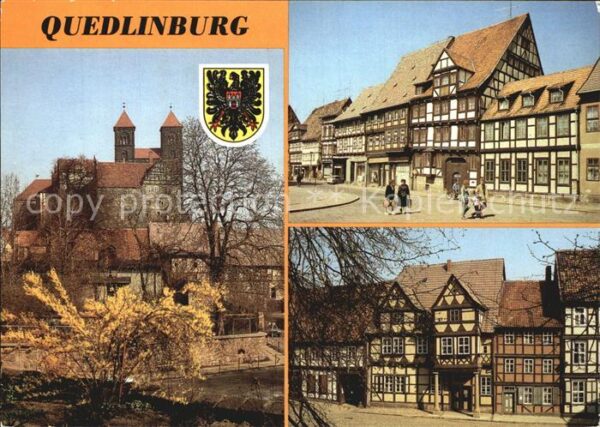 Quedlinburg Burgberg mit Stiftskirchen Schloß Stein