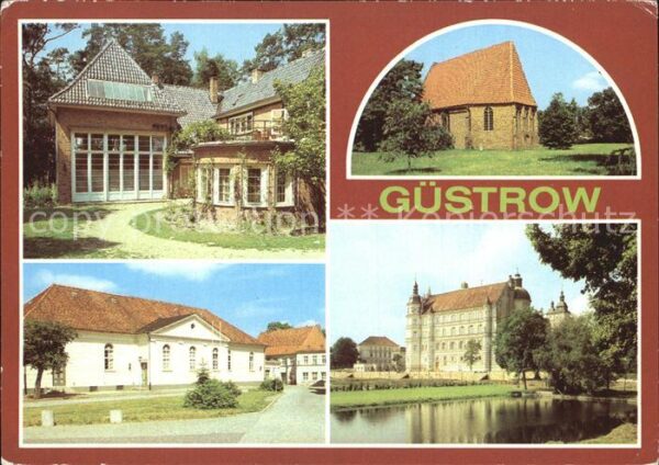 Guestrow Mecklenburg Vorpommern Ernst Barlach Haus und Theater am Heidb