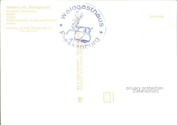 Ilsenburg Harz Ilsefälle Ilsestein Restaurant Zu den r – Bild 2