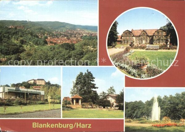 Blankenburg Harz Kleines Schloß Stadtpark