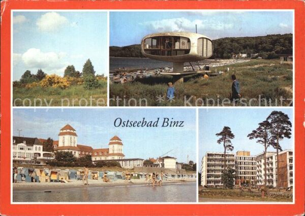 Binz Ruegen Strand Kurhaus Rettungsturm