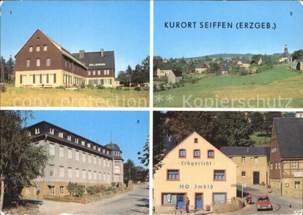 Seiffen Erzgebirge Erholungsheim Berghof Spielzeugmuseum E