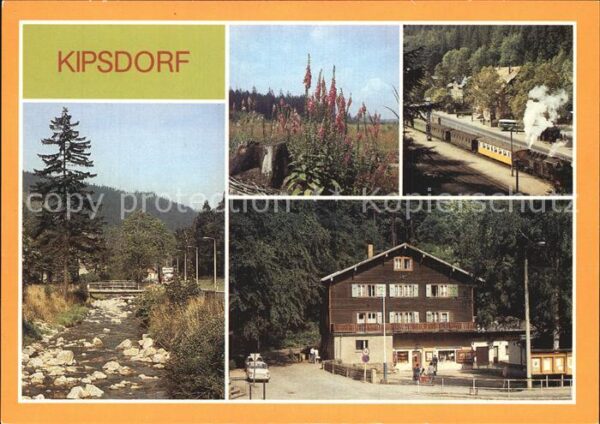 Kipsdorf an der Roten Weißeritz Schmalspurbahn B