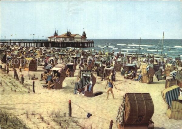Ahlbeck Ostseebad Seebrücke Strand