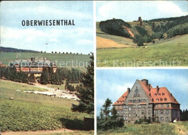 Oberwiesenthal Erzgebirge Ferienheim der IG Wismut Aktivist Schan
