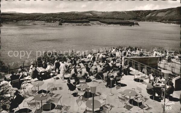 Heimbach Schwammenauel Rurtalsperre Der Seehof Terrasse Stause