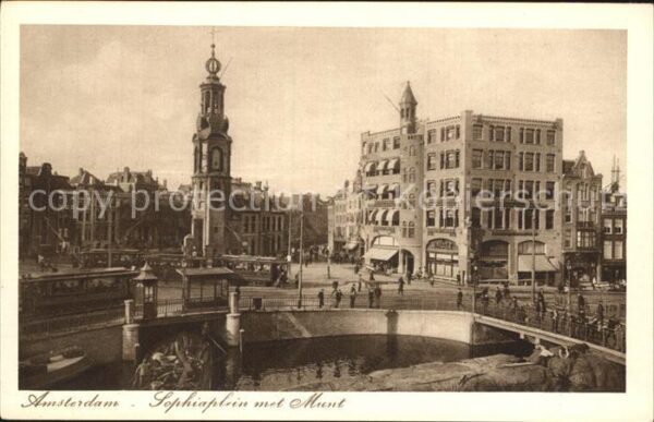 Amsterdam Niederlande Sophiaplein met Munt