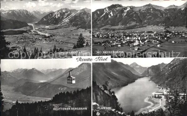 Reutte Tirol mit Lechtal Hahnenkamm Reuttener Bergba