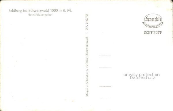 Feldberg Schwarzwald Seebuck mit Bismarckdenkmal – Bild 2