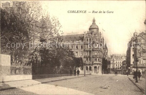 Coblence Coblenz Koblenz Rue de la Gare