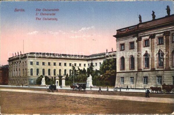 Berlin Universität Pferdekutschen