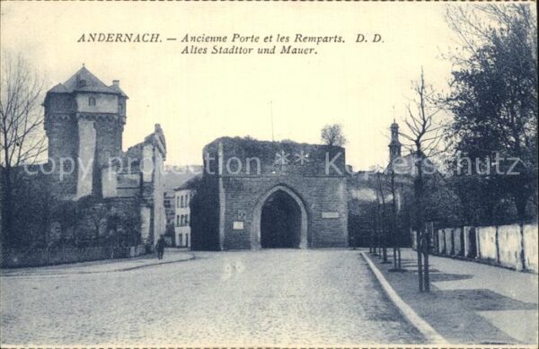 Andernach Altes Stadttor und Mauer