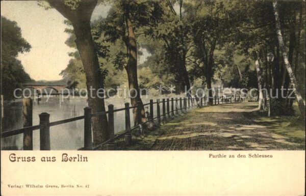 Berlin Parthie an den Schleusen