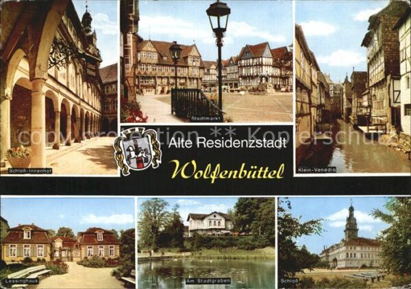 Wolfenbuettel Schloss Innenhof Stadtmarkt Klein Vened