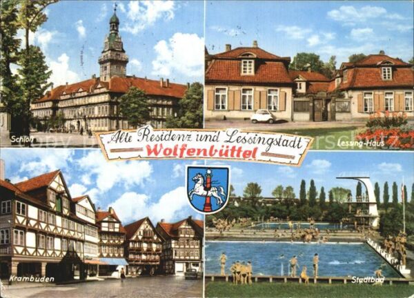 Wolfenbuettel Schloss Lessinghaus Krambuden Stadtbad