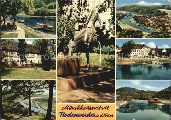 Bodenwerder Weser Münchhausenstadt Weserpartien Münchhaus
