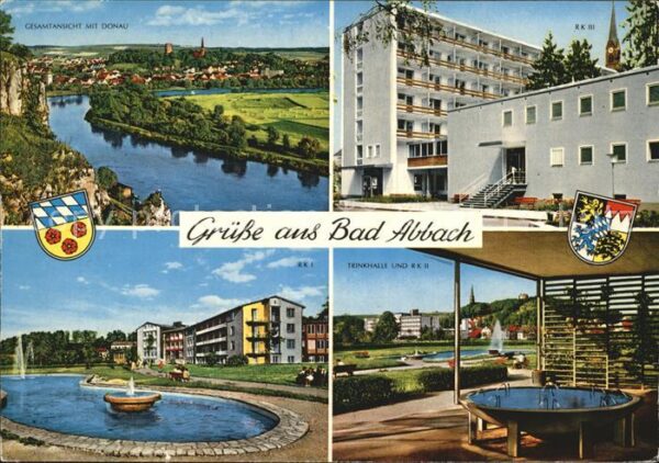 Bad Abbach Panorama Schwefelbad RK III RK I Trinkh