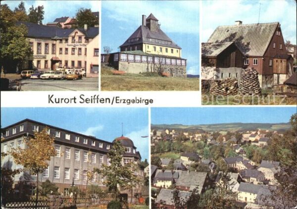 Seiffen Erzgebirge HOG Buntes Haus Schwartenbergbaude Frei