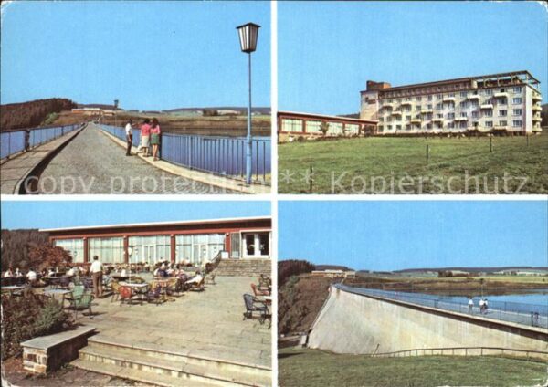 Rauschenbachtalsperre Teilansichten FDGB Erholungsheim Paul G