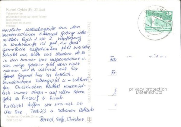 Oybin Teilansichten Brütende Henne auf dem Tö – Bild 2