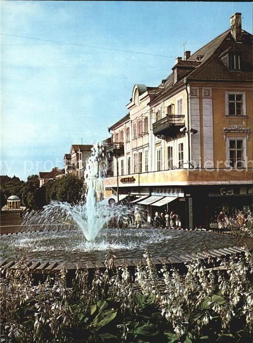 Frantiskovy Lazne Nationalstrasse Fontäne