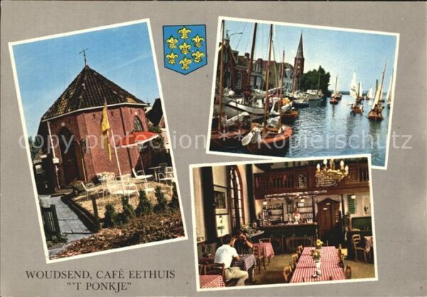 Woudsend Cafe Eethuis T Ponkje Hafenpartie Gasts