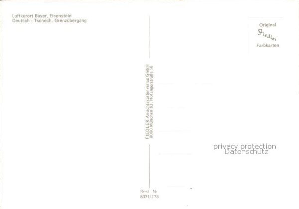 Bayerisch Eisenstein Deutsch_tschechischer Grenzübergang Pan – Bild 2