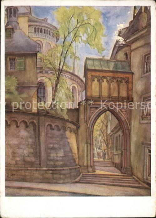 Koeln Rhein Kirche Maria im Capitol Dreikönigen Pfö