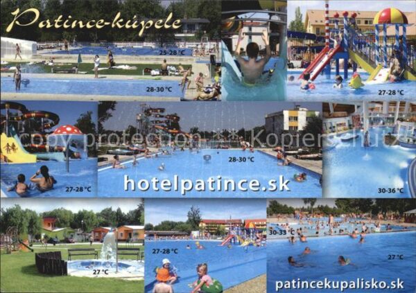 Patince-Kupalisko Hotel Patince Swimmingpools Teilansicht
