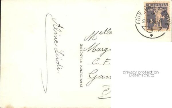 Verlag DEDE Paris Nr. 426 Neujahr Blumen – Bild 2