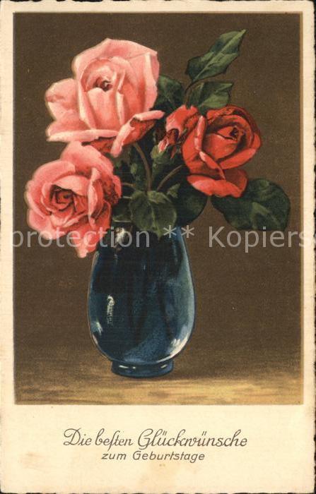 Rosen Vase Geburtstag