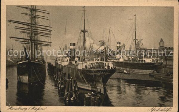 Segelschiffe Hamburg Hafen Afrikahöft