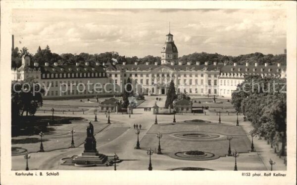 Foto Kellner Rolf Nr. 8153 Karlsruhe Schloss