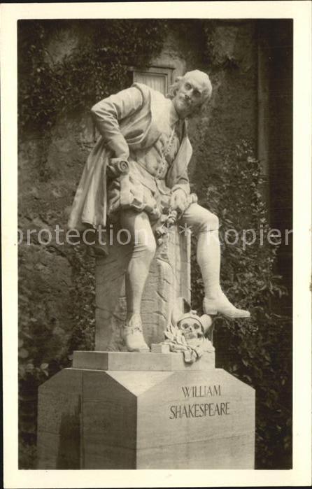 Shakespeare William Denkmal Weimar