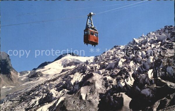 Seilbahn Längfluh Saas-Fee Feegletscher