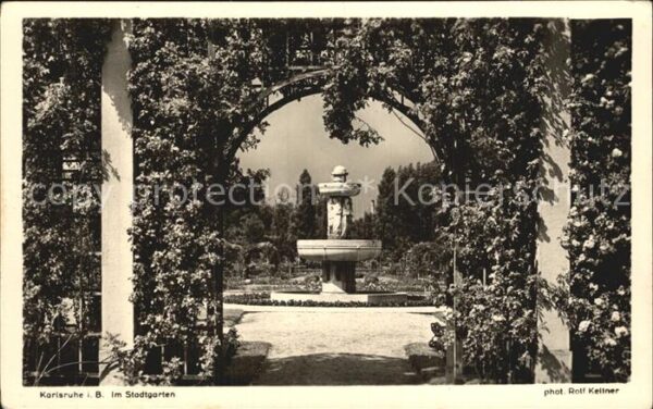Foto Kellner Rolf Nr. 870 Karlsruhe Stadtgarten