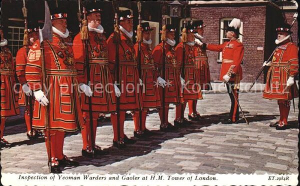 Leibgarde Wache Yeoman Warders Gaoler Inspection Tower