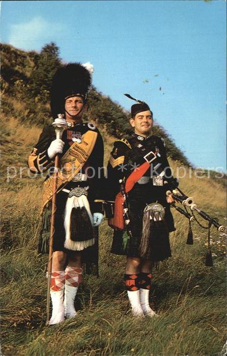 Dudelsack Drum Major and Piper Argyll Sutherland
