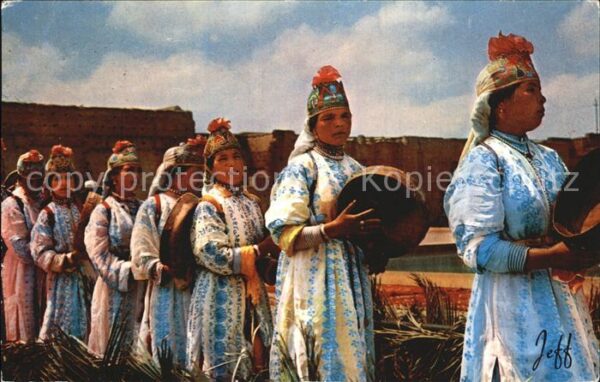 Tanz Taenzer Danses folkloriques Maroc Marokko