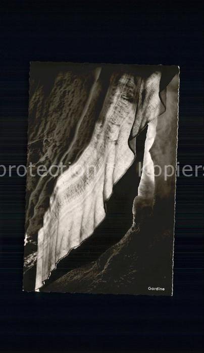Hoehlen Caves Grottes Tropfsteinhöhle Attendorn Gardine