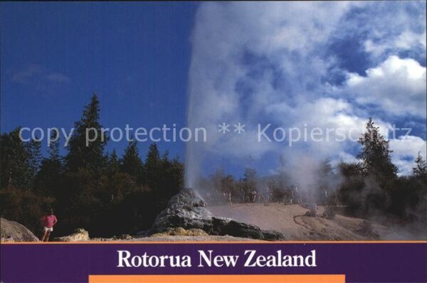 Geysire Vulcans Geysers Vulkane Lady Knox Geyser Waiotapu Thermal Park