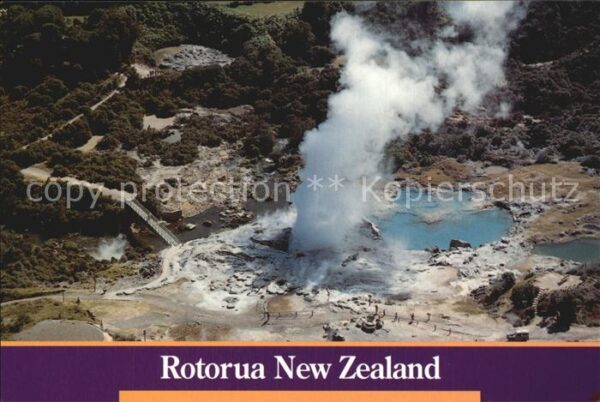 Geysire Vulcans Geysers Vulkane Pohutu Geyser Whakarewarewa Rotorua