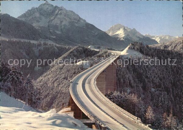 Autobahn Brenner Europabrücke Serles Habicht