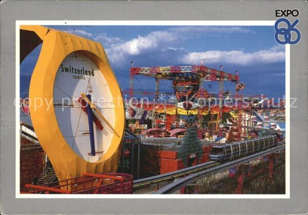 Expositions Expo 86 Vancouver Canada Monorail Swatc